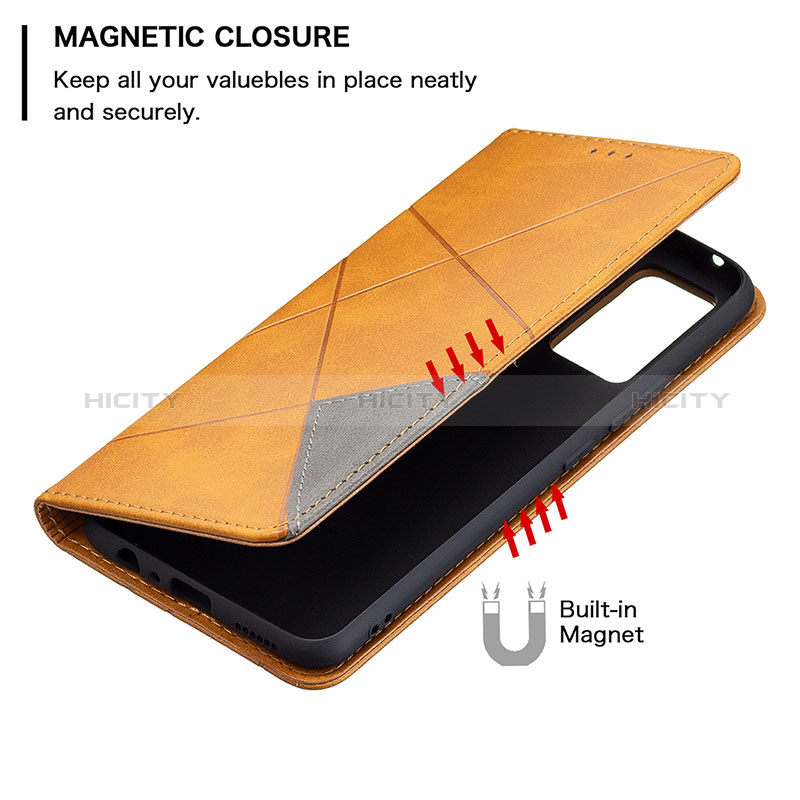 Coque Portefeuille Livre Cuir Etui Clapet B07F pour Vivo V21e 4G Plus