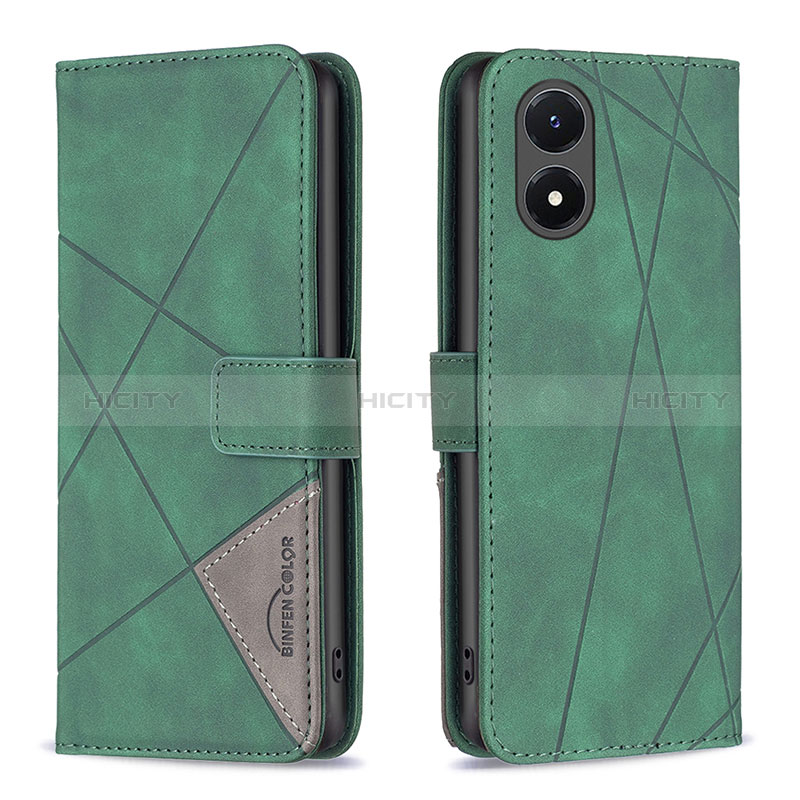 Coque Portefeuille Livre Cuir Etui Clapet B07F pour Vivo Y02S Plus