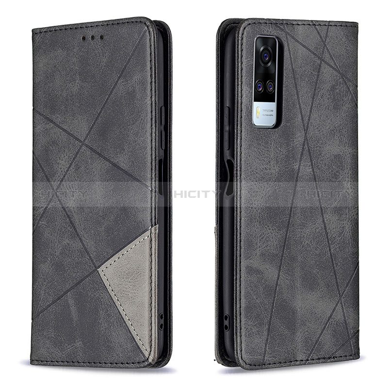 Coque Portefeuille Livre Cuir Etui Clapet B07F pour Vivo Y31 (2021) Plus