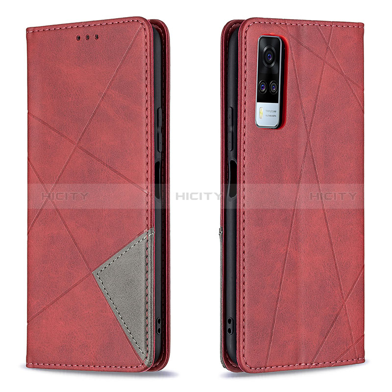 Coque Portefeuille Livre Cuir Etui Clapet B07F pour Vivo Y31 (2021) Plus