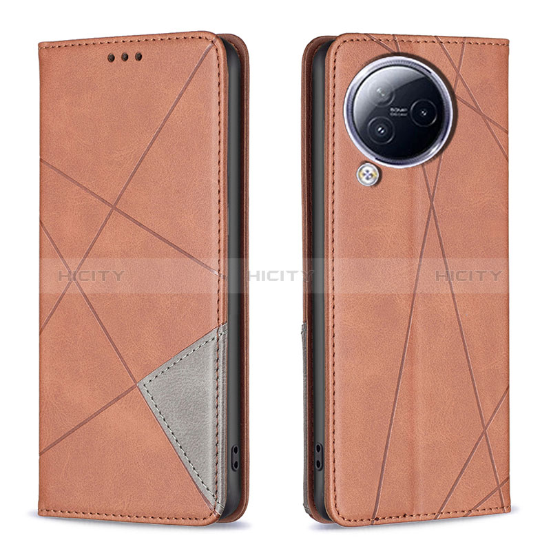 Coque Portefeuille Livre Cuir Etui Clapet B07F pour Xiaomi Civi 3 5G Marron Plus