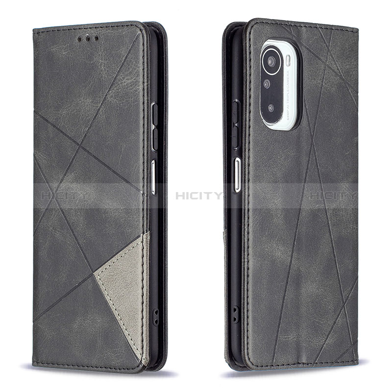 Coque Portefeuille Livre Cuir Etui Clapet B07F pour Xiaomi Mi 11i 5G Noir Plus