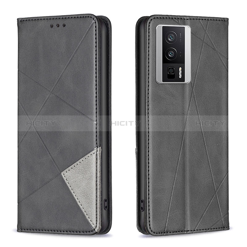 Coque Portefeuille Livre Cuir Etui Clapet B07F pour Xiaomi Poco F5 Pro 5G Noir Plus