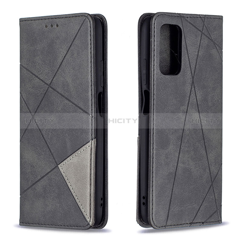 Coque Portefeuille Livre Cuir Etui Clapet B07F pour Xiaomi Poco M3 Noir Plus