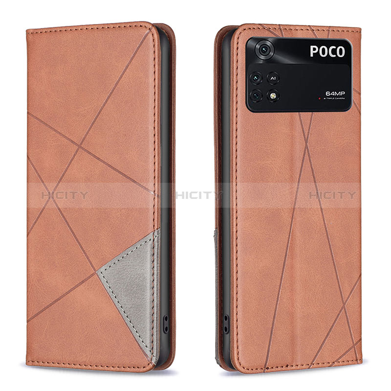 Coque Portefeuille Livre Cuir Etui Clapet B07F pour Xiaomi Poco M4 Pro 4G Plus