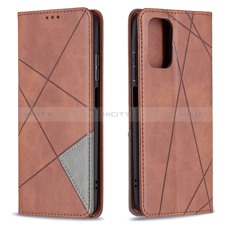 Coque Portefeuille Livre Cuir Etui Clapet B07F pour Xiaomi Poco M5S Marron Plus