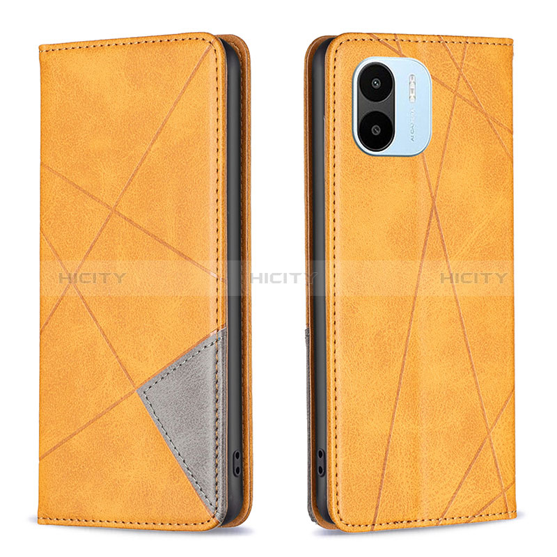 Coque Portefeuille Livre Cuir Etui Clapet B07F pour Xiaomi Redmi A1 Brun Clair Plus