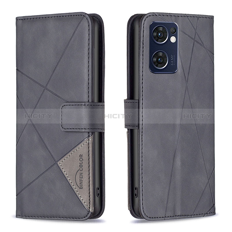 Coque Portefeuille Livre Cuir Etui Clapet B08F pour OnePlus Nord CE 2 5G Noir Plus