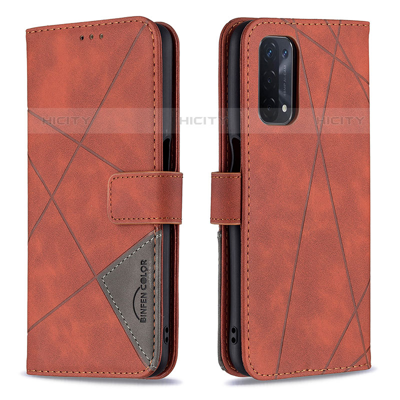 Coque Portefeuille Livre Cuir Etui Clapet B08F pour OnePlus Nord N200 5G Plus