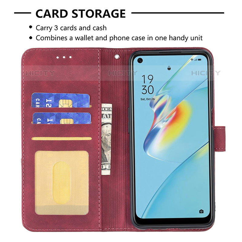 Coque Portefeuille Livre Cuir Etui Clapet B08F pour Oppo A54 4G Plus