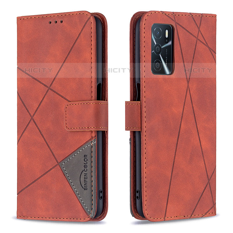 Coque Portefeuille Livre Cuir Etui Clapet B08F pour Oppo A54s Orange Plus