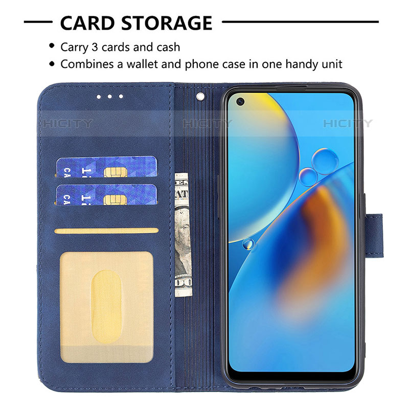 Coque Portefeuille Livre Cuir Etui Clapet B08F pour Oppo A74 4G Plus