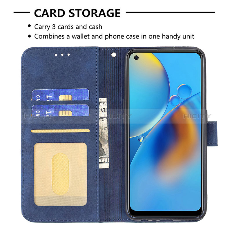 Coque Portefeuille Livre Cuir Etui Clapet B08F pour Oppo A95 4G Plus