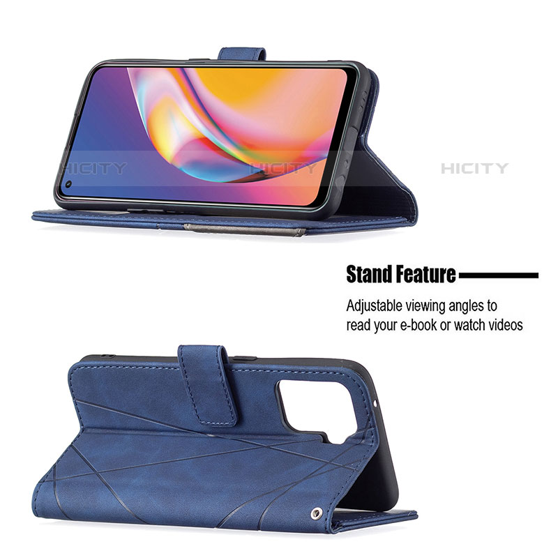 Coque Portefeuille Livre Cuir Etui Clapet B08F pour Oppo F19 Pro Plus