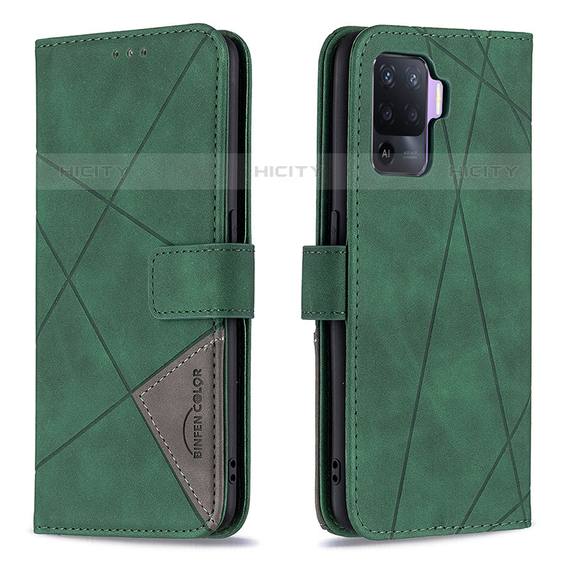 Coque Portefeuille Livre Cuir Etui Clapet B08F pour Oppo Reno5 Lite Plus