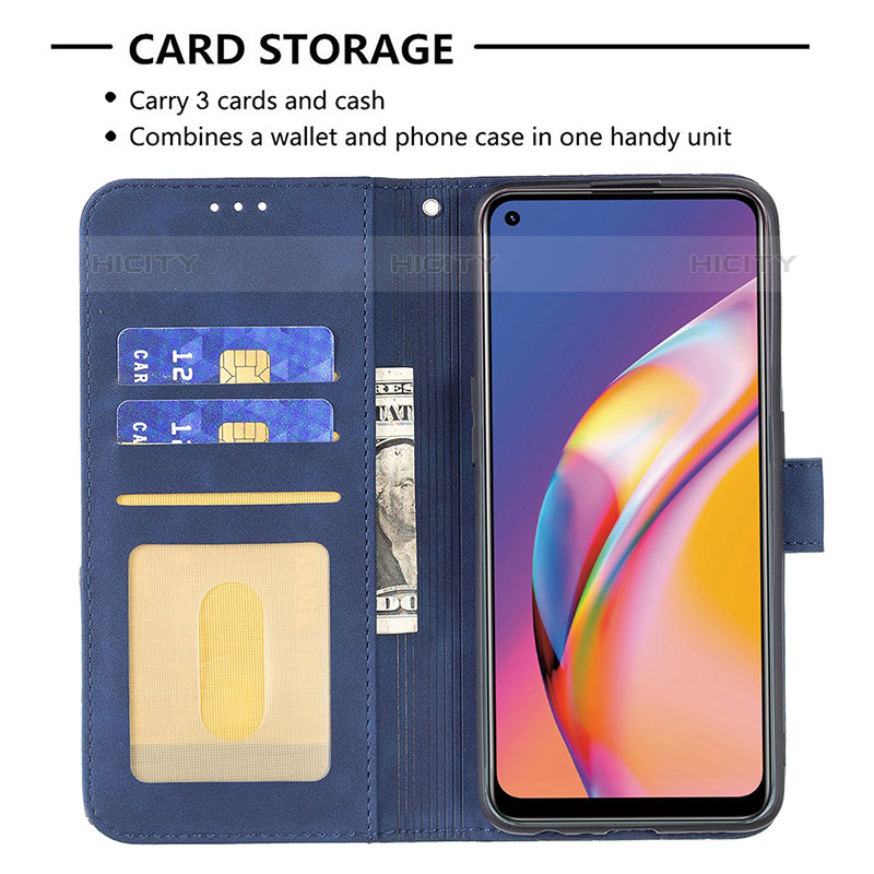 Coque Portefeuille Livre Cuir Etui Clapet B08F pour Oppo Reno5 Lite Plus