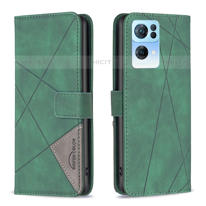 Coque Portefeuille Livre Cuir Etui Clapet B08F pour Oppo Reno7 Pro 5G Plus