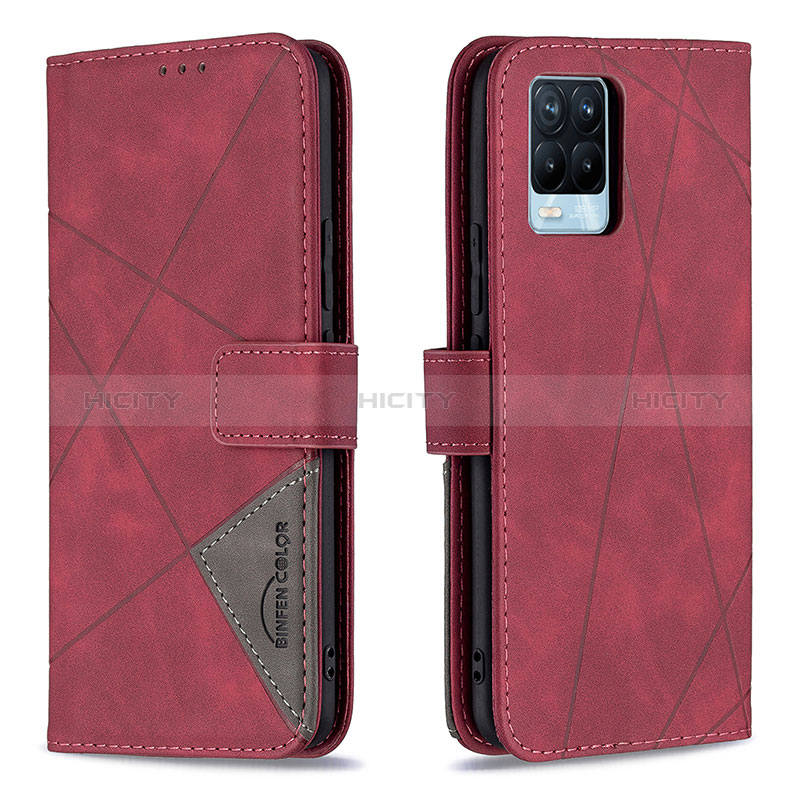 Coque Portefeuille Livre Cuir Etui Clapet B08F pour Realme 8 Pro Plus