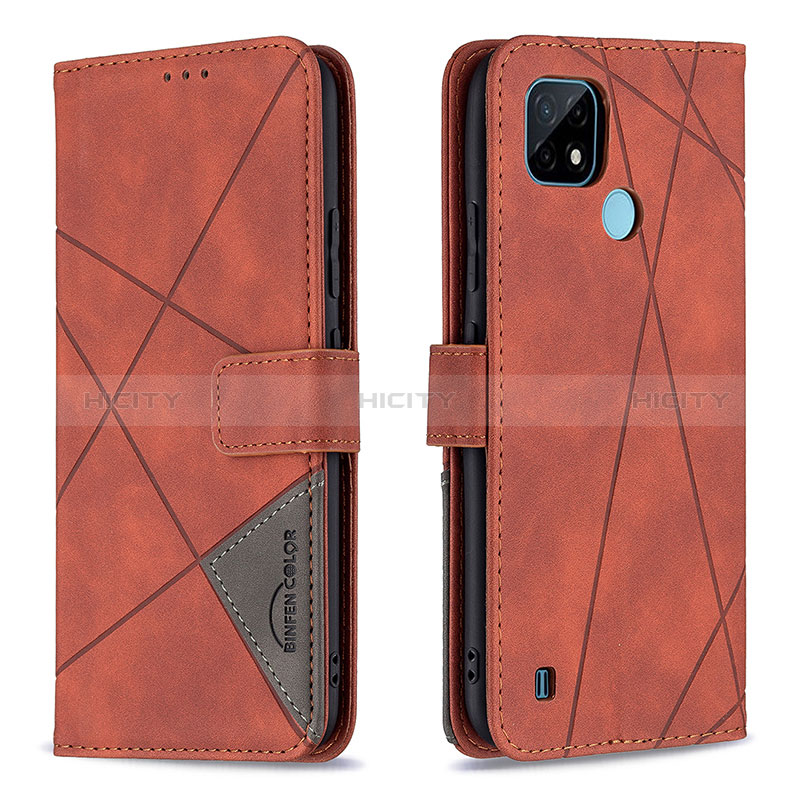 Coque Portefeuille Livre Cuir Etui Clapet B08F pour Realme C21 Plus