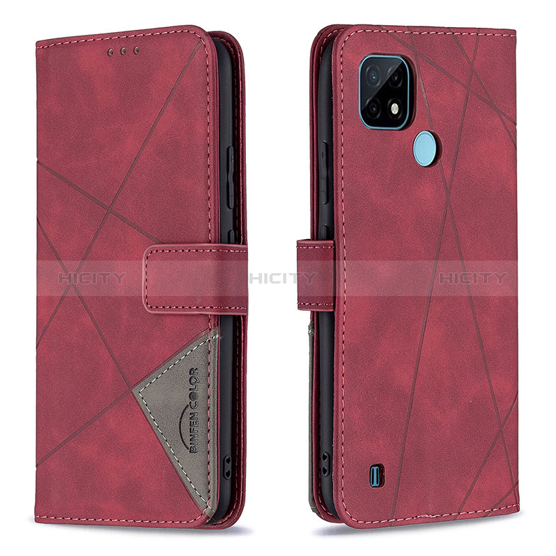 Coque Portefeuille Livre Cuir Etui Clapet B08F pour Realme C21 Plus