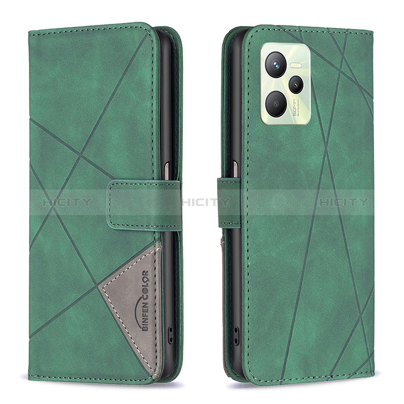 Coque Portefeuille Livre Cuir Etui Clapet B08F pour Realme C35 Plus