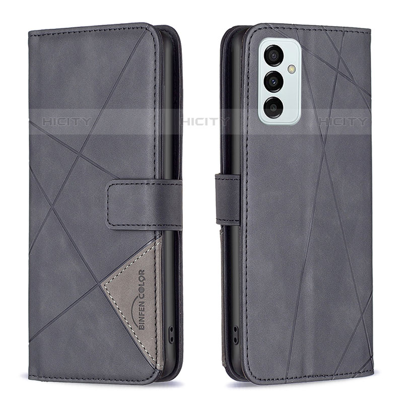 Coque Portefeuille Livre Cuir Etui Clapet B08F pour Samsung Galaxy M23 5G Noir Plus