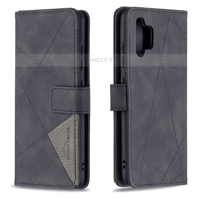 Coque Portefeuille Livre Cuir Etui Clapet B08F pour Samsung Galaxy M32 5G Noir Plus