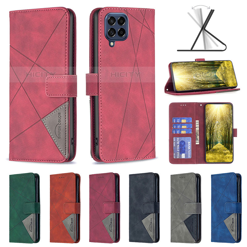 Coque Portefeuille Livre Cuir Etui Clapet B08F pour Samsung Galaxy M53 5G Plus