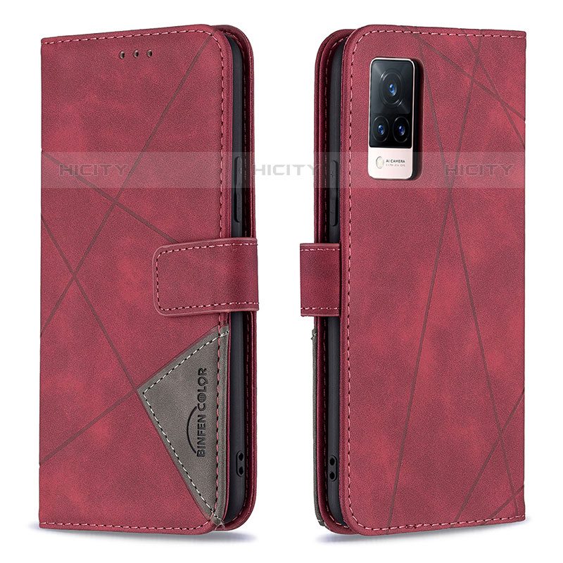 Coque Portefeuille Livre Cuir Etui Clapet B08F pour Vivo V21s 5G Plus