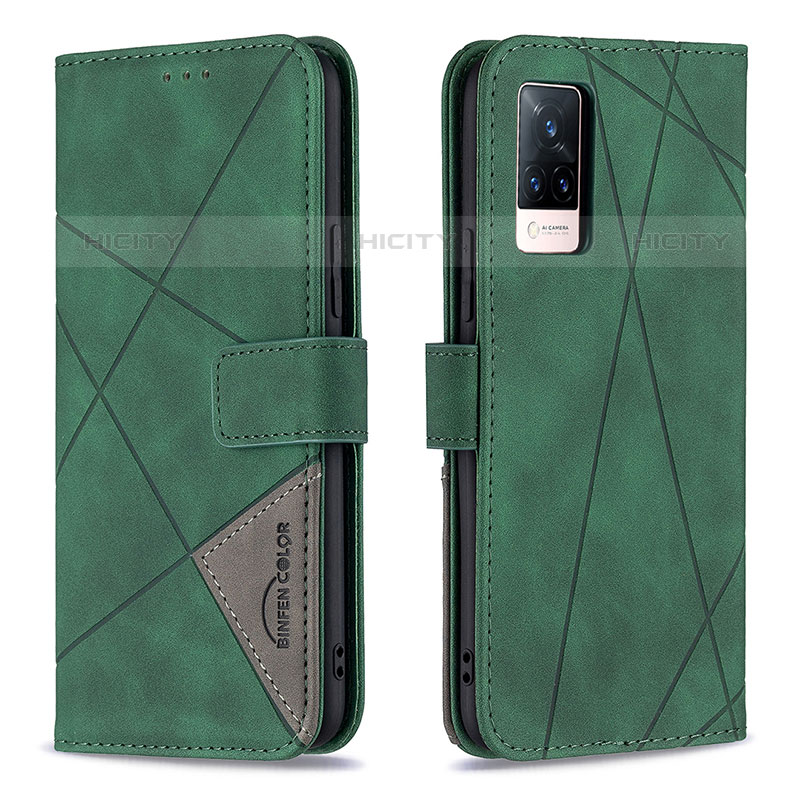 Coque Portefeuille Livre Cuir Etui Clapet B08F pour Vivo V21s 5G Plus