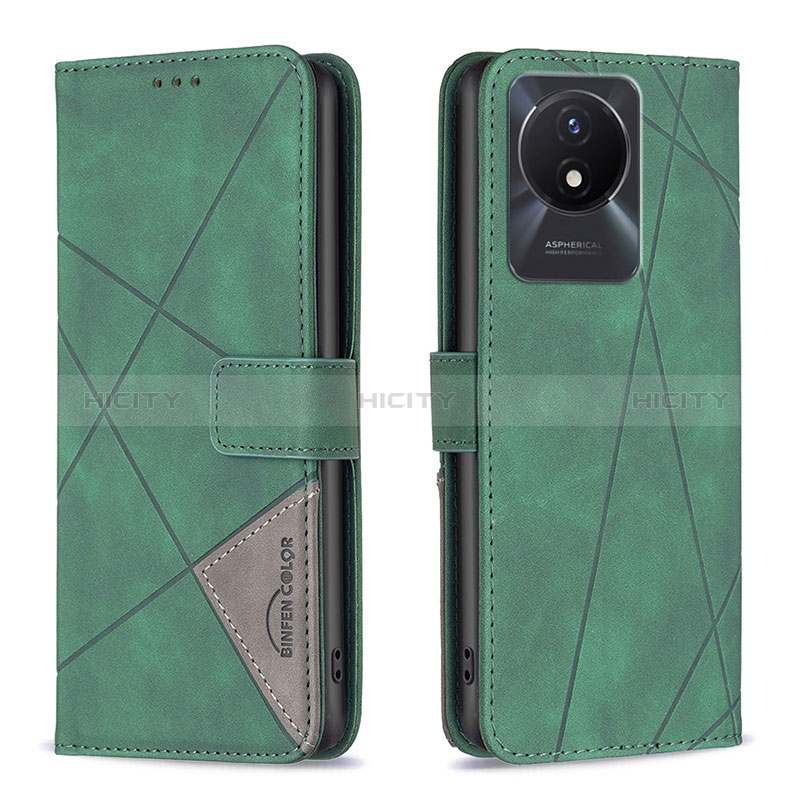 Coque Portefeuille Livre Cuir Etui Clapet B08F pour Vivo Y02t Plus