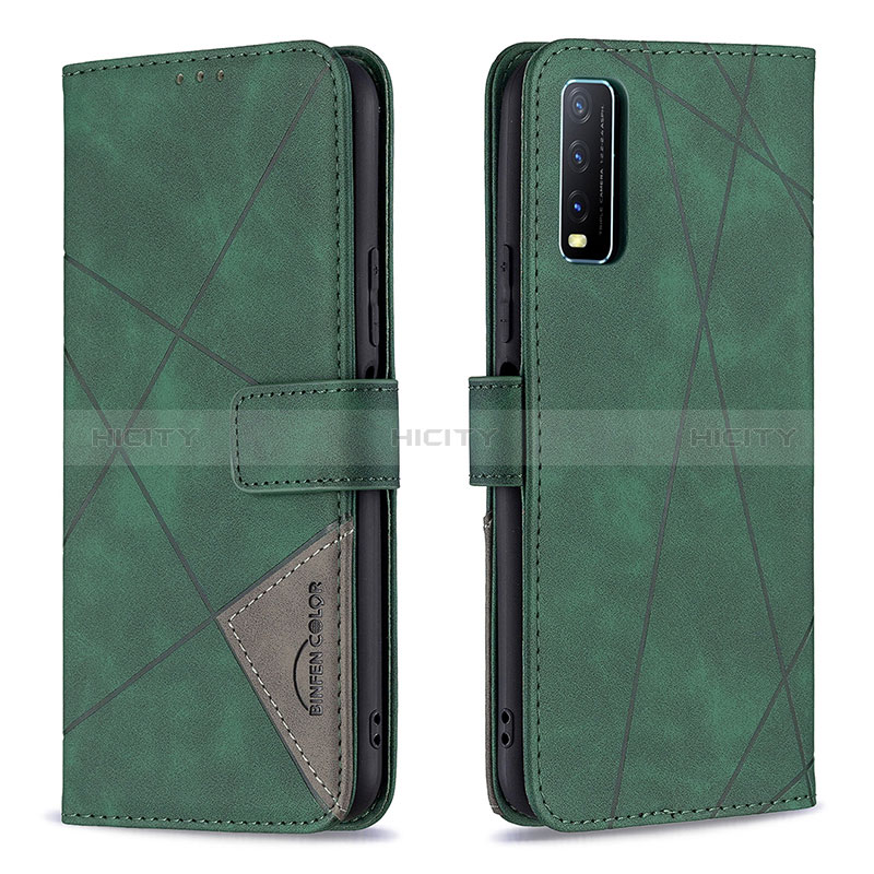 Coque Portefeuille Livre Cuir Etui Clapet B08F pour Vivo Y12s (2021) Plus