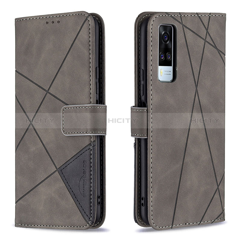 Coque Portefeuille Livre Cuir Etui Clapet B08F pour Vivo Y51 (2021) Plus