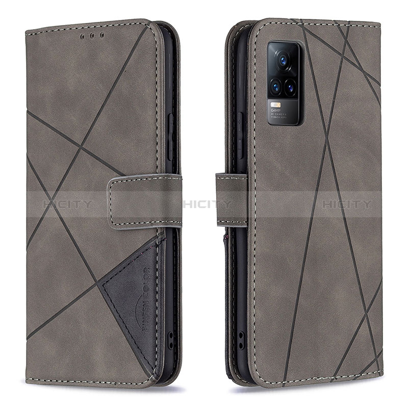 Coque Portefeuille Livre Cuir Etui Clapet B08F pour Vivo Y73 (2021) Plus