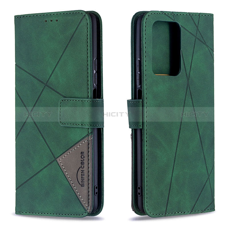 Coque Portefeuille Livre Cuir Etui Clapet B08F pour Xiaomi Mi 11T 5G Vert Plus