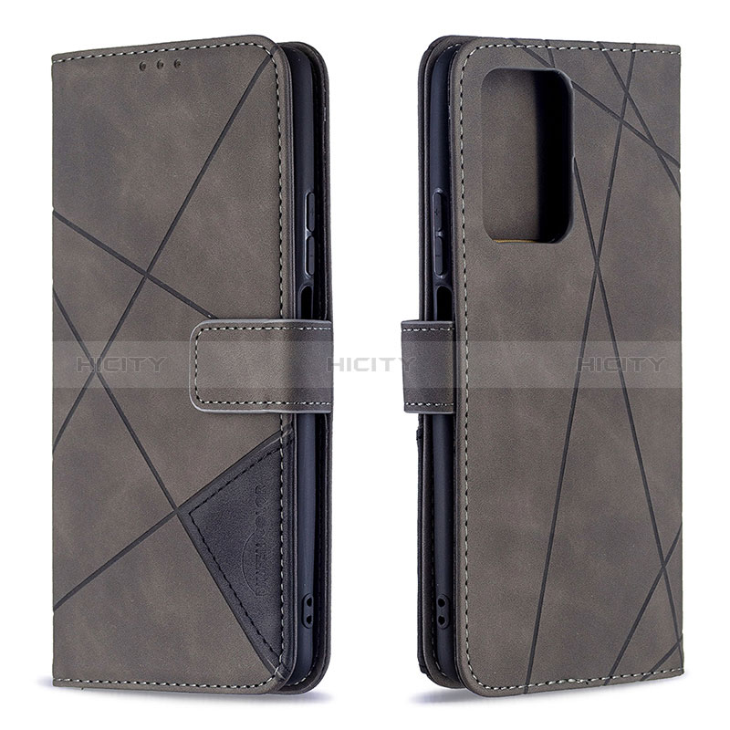 Coque Portefeuille Livre Cuir Etui Clapet B08F pour Xiaomi Mi 11T Pro 5G Gris Plus