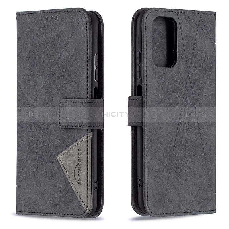 Coque Portefeuille Livre Cuir Etui Clapet B08F pour Xiaomi Poco M5S Noir Plus