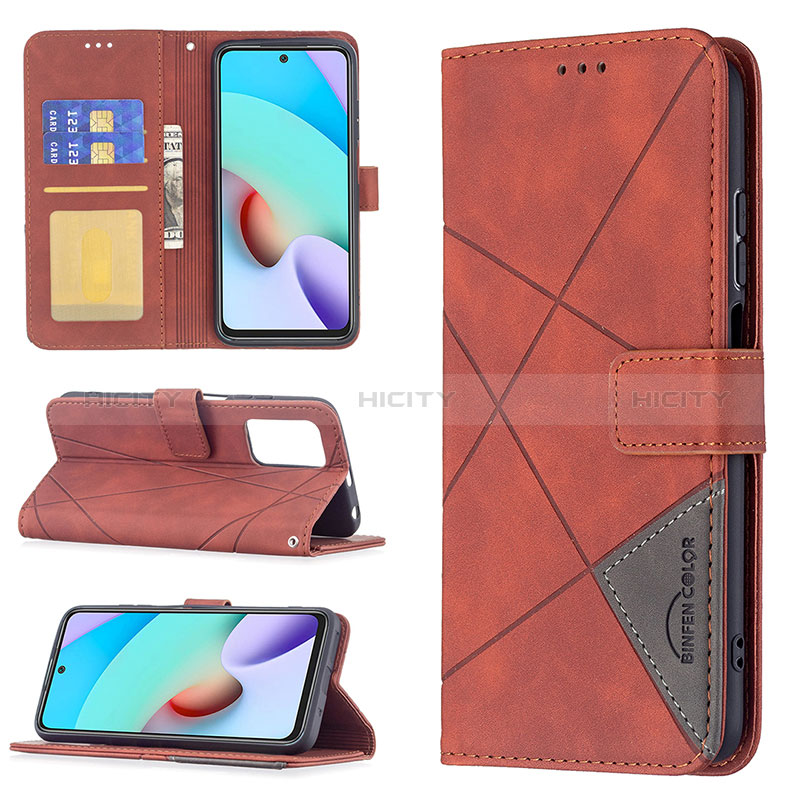 Coque Portefeuille Livre Cuir Etui Clapet B08F pour Xiaomi Redmi 10 (2022) Plus