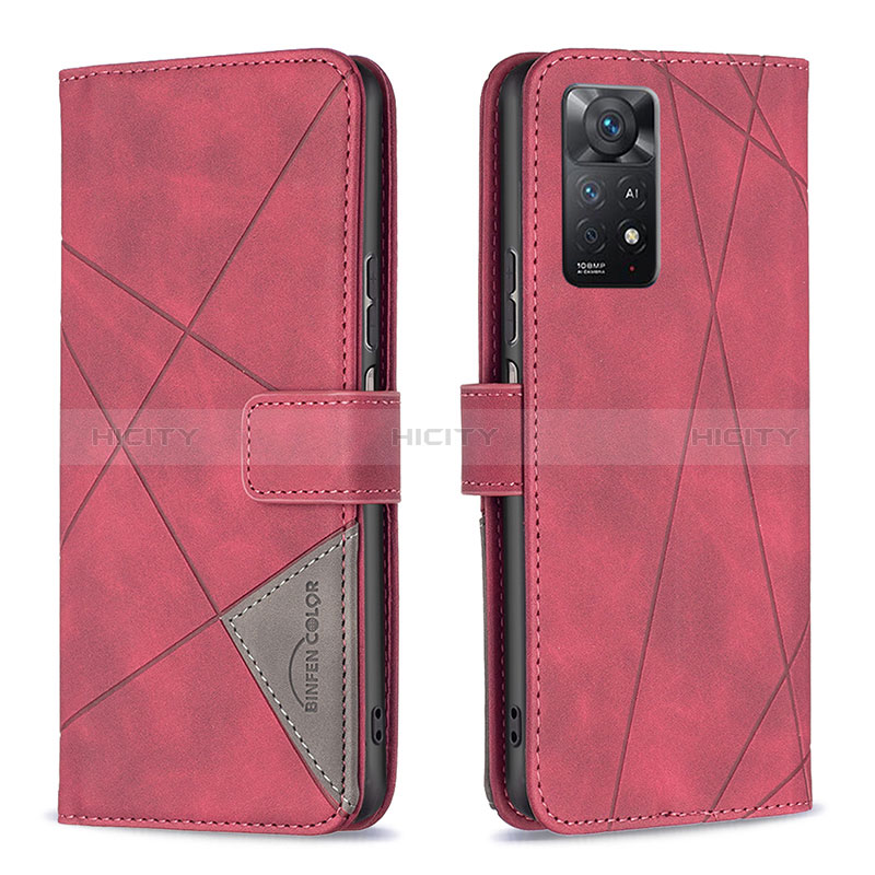 Coque Portefeuille Livre Cuir Etui Clapet B08F pour Xiaomi Redmi Note 11 Pro 4G Plus