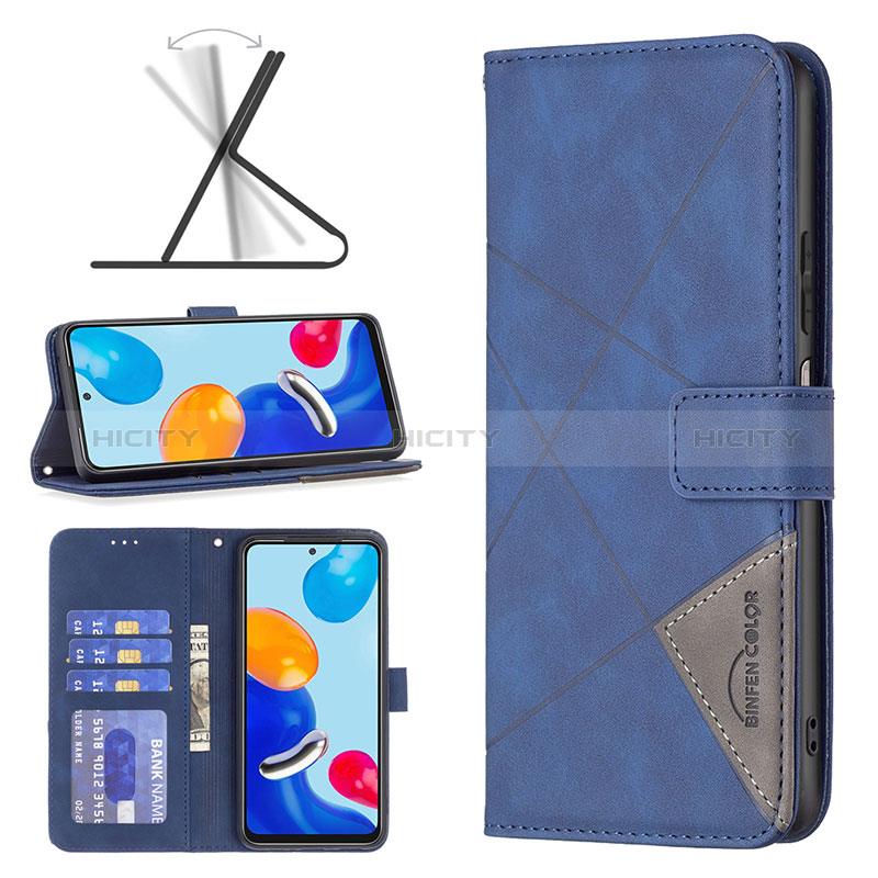 Coque Portefeuille Livre Cuir Etui Clapet B08F pour Xiaomi Redmi Note 11S 4G Plus