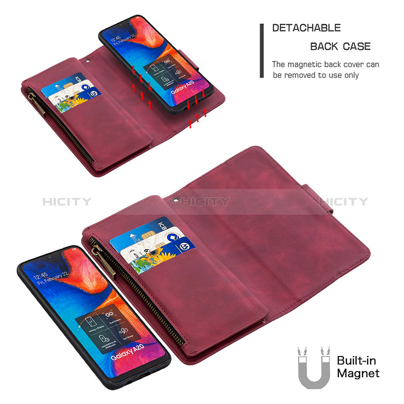 Coque Portefeuille Livre Cuir Etui Clapet B09F pour Samsung Galaxy A20 Plus