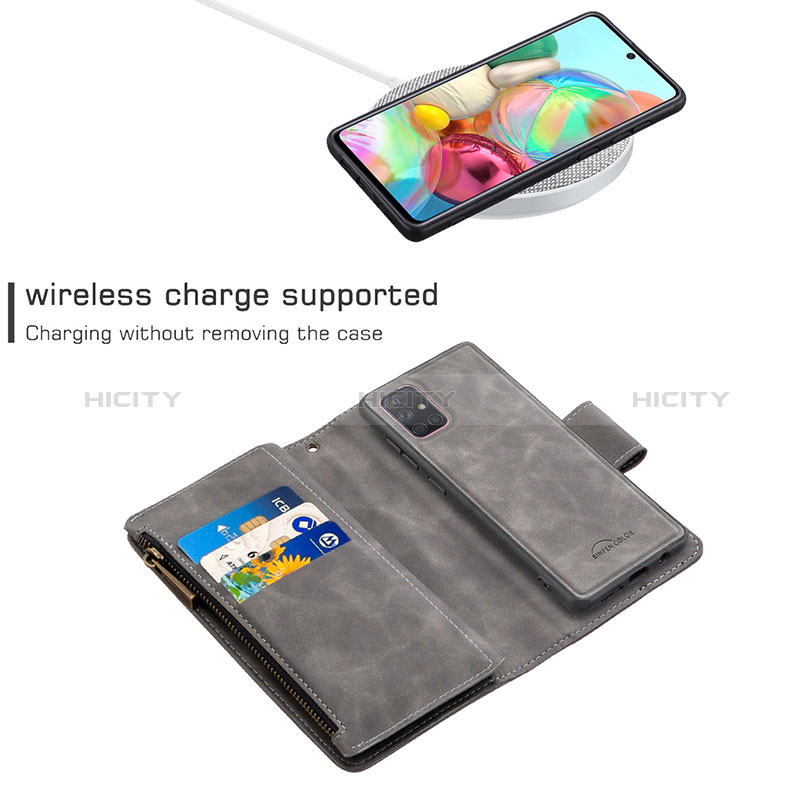 Coque Portefeuille Livre Cuir Etui Clapet B09F pour Samsung Galaxy A71 4G A715 Plus
