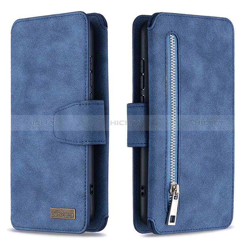 Coque Portefeuille Livre Cuir Etui Clapet B09F pour Samsung Galaxy M11 Bleu Plus