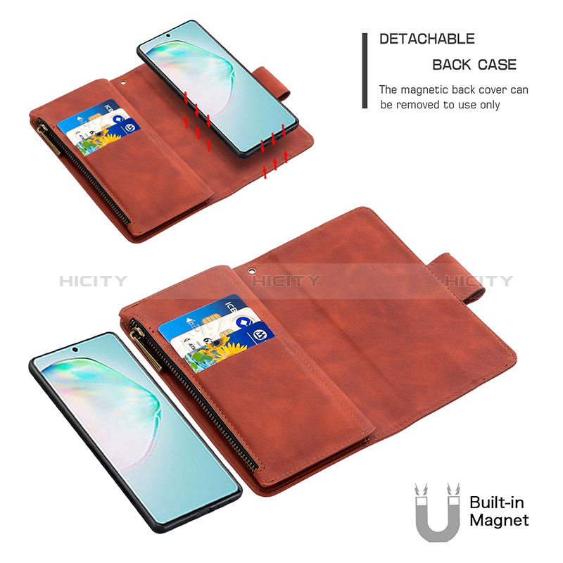 Coque Portefeuille Livre Cuir Etui Clapet B09F pour Samsung Galaxy S10 Lite Plus