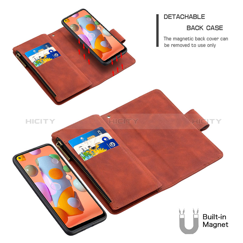 Coque Portefeuille Livre Cuir Etui Clapet B10F pour Samsung Galaxy A11 Plus