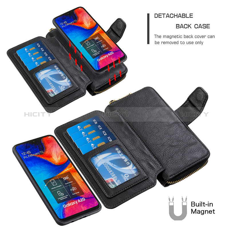 Coque Portefeuille Livre Cuir Etui Clapet B10F pour Samsung Galaxy A20 Plus