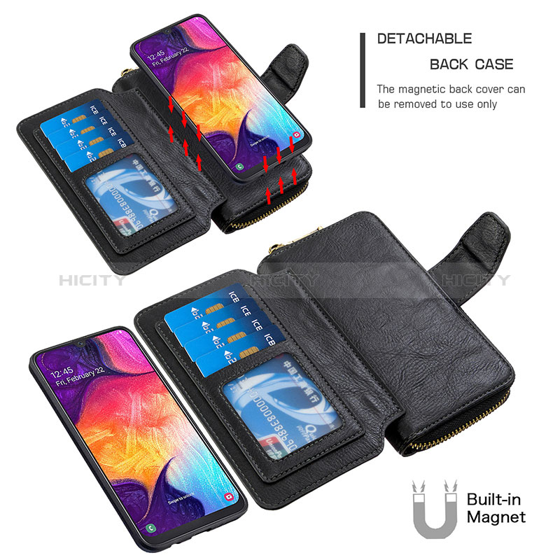 Coque Portefeuille Livre Cuir Etui Clapet B10F pour Samsung Galaxy A30S Plus