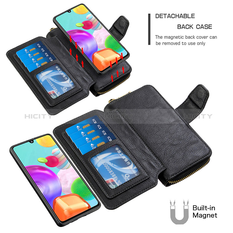 Coque Portefeuille Livre Cuir Etui Clapet B10F pour Samsung Galaxy A41 Plus