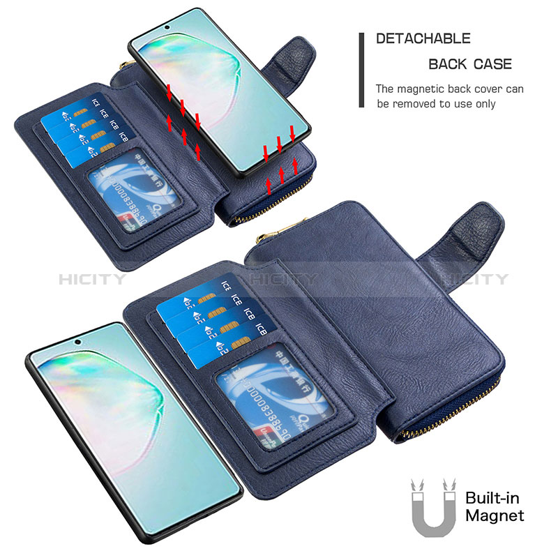 Coque Portefeuille Livre Cuir Etui Clapet B10F pour Samsung Galaxy M80S Plus