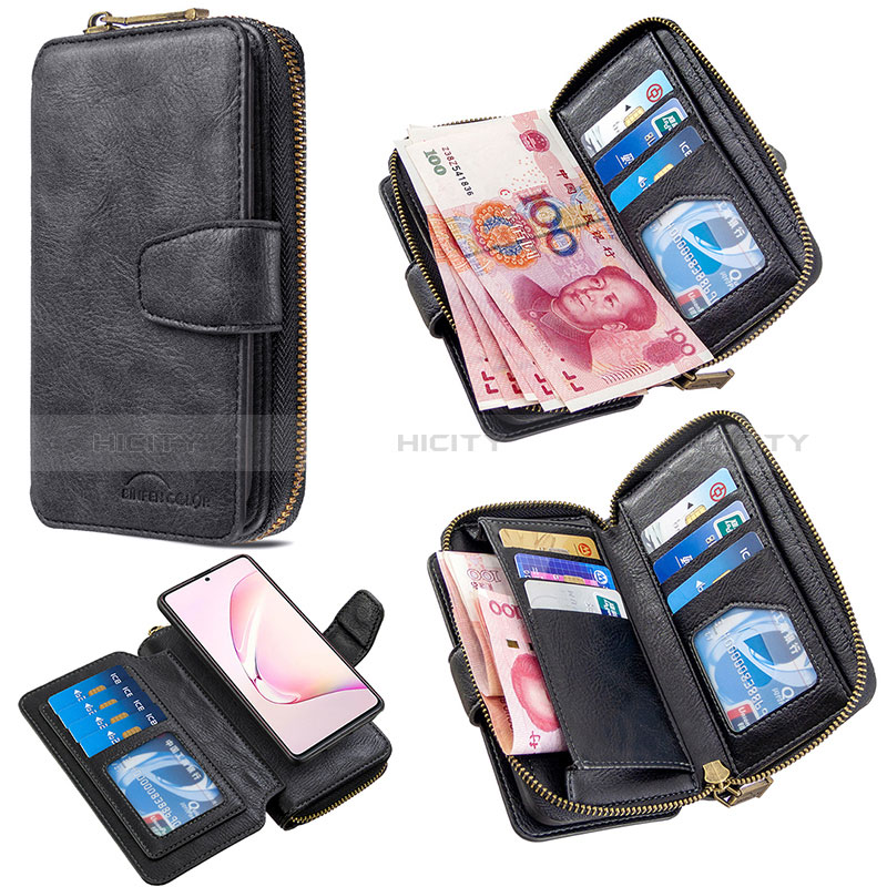 Coque Portefeuille Livre Cuir Etui Clapet B10F pour Samsung Galaxy Note 10 Lite Plus